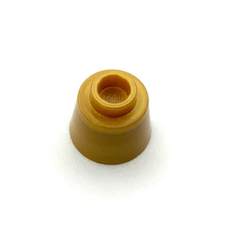 Cone 1 1/6 x 1 1/6 x 2/3 (Fez), Part# 85975 Part LEGO® Pearl Gold  