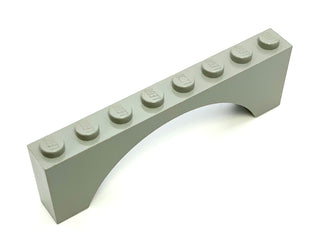 Arch 1x8x2, Part# 3308 Part LEGO® Light Gray  