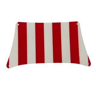 Cloth Sail 36x20 Bottom with Red Thick Stripes Pattern, Part# 69261 Part LEGO® White  