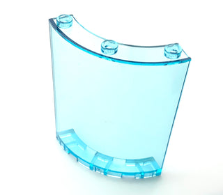 Cylinder Quarter 4x4x6, Part# 30562 Part LEGO® Trans-Light Blue  