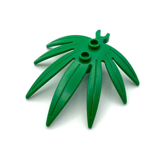 Plant Leaves 6x5 Swordleaf w/ Open Clip, Part# 42949 Part LEGO® Green 1 Part 