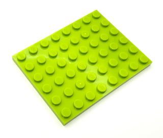 Plate 6x8, Part# 3036 Part LEGO® Lime 1 Part 