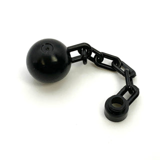 Chain with Ball, 5 Links, Part# 15532 Part LEGO® Black  