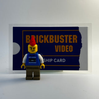 SDCC Exclusive 'Be Kind Rewind' Brickbusters Minifigure, Boy With Red Mohawk  LEGO®   