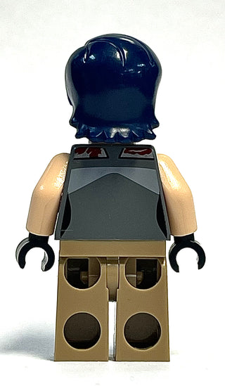 Sabine Wren - Dark Blue with Orange Highlights Hair, sw0616 Minifigure LEGO®   