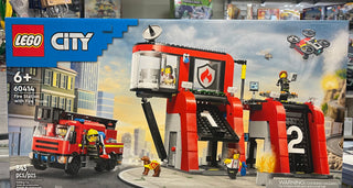 Fire Station with Fire Truck, 60414 Building Kit LEGO®   