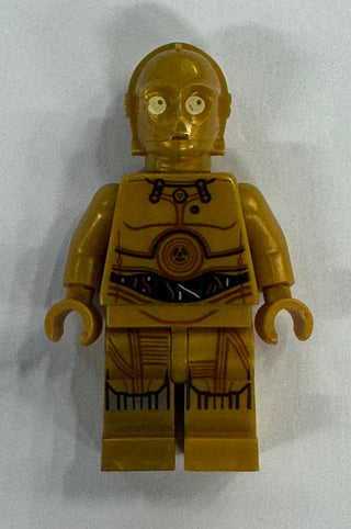 *MISPRINT* C-3PO, Colorful Wires, Printed Legs, sw0700 Minifigure LEGO®   