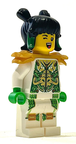 Mei - Dragon Armor Suit, Pearl Gold Shoulder Pads, Hair, mk042 Minifigure LEGO®   