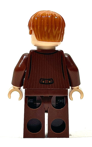 George Weasley - Reddish Brown Suit, Dark Red Tie, Smiling / Laughing, hp435 Minifigure LEGO®   