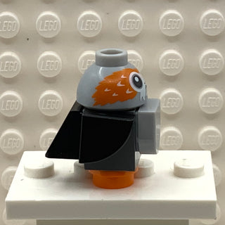 Porg - Black Wings and Tail, V-Shaped between Eyes, Porg01a LEGO® Animals LEGO®   