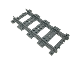 LEGO® Plastic Train Track, Straight, Dark Bluish Gray, Part# 53401 Part LEGO®   