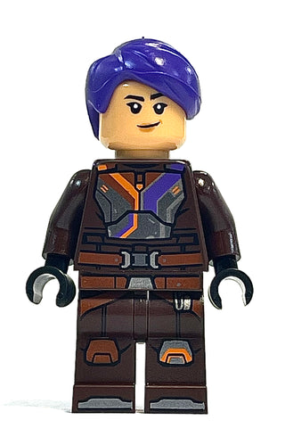 Sabine Wren (Dark Brown), sw1302 Minifigure LEGO® With  Hair only  