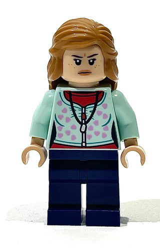 Lavender Brown - Light Aqua Cardigan, hp432 Minifigure LEGO®   