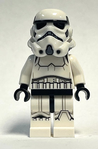 Stormtrooper, (Dual Molded Helmet, Gray Squares on Back) - Male, Light Nougat Head, Frown sw1137 Minifigure LEGO®   