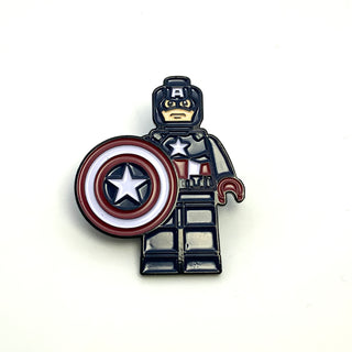 SDCC 2023 Exclusive LEGO Enamel Pin - Captain America Gear United Brick Co®   