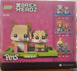 BrickHeadz: Hamster & Baby Hamster, 40482 Building Kit LEGO®   