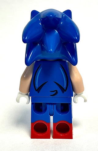 Sonic the Hedgehog - Light Nougat Face and Arms, Winking, Open Mouth Smile to Left, son001 Minifigure LEGO®   