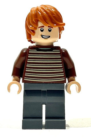 Ron Weasley - Reddish Brown Striped Sweater, hp436 Minifigure LEGO®   