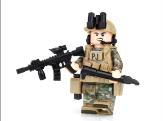 U.S. Air Force Pararescue "PJ" OCP Custom Minifigure, BB10 Custom minifigure Battle Brick   