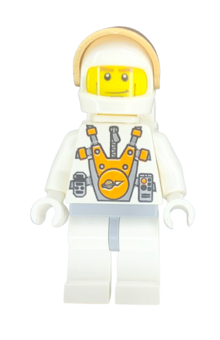 Mars Mission Astronaut with Helmet and Cheek Lines and Backpack, mm014 Minifigure United Brick Co®