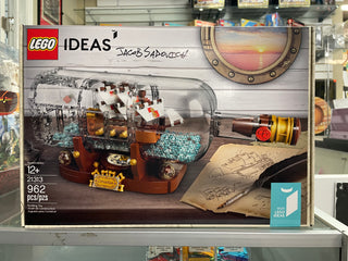 Ship in a Bottle, 21313 Building Kit LEGO® New Sealed, Signed by the Fan Designer  