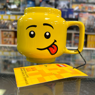 Large Ceramic Mug - Silly Face Gear LEGO®   