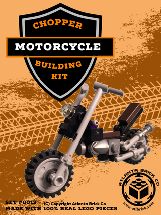 Chopper Motorcycle Building Kit #ABC0013 ABC Building Kit United Brick Co®   