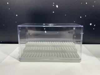 10x21 studs, Minifigure & Model Display Case Display Case Atlanta Brick Co Light Gray Standard 