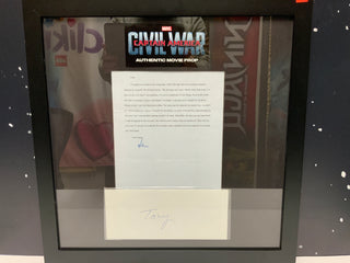 Movie Prop Letter, from Captain America: Civil War Movie Prop United Brick Co®   