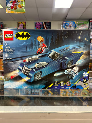 Batman with the Batmobile vs. Harley Quinn and Mr. Freeze, 76274 Building Kit LEGO®   