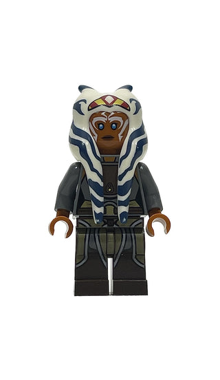 Ahsoka Tano (Adult) - Tunic with Armor and Belt, sw0759 Minifigure LEGO® Very Good - Headtails slightly worn  