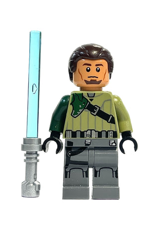 Kanan Jarrus - Dark Brown Hair and Eyebrows, sw0602 Minifigure LEGO®   