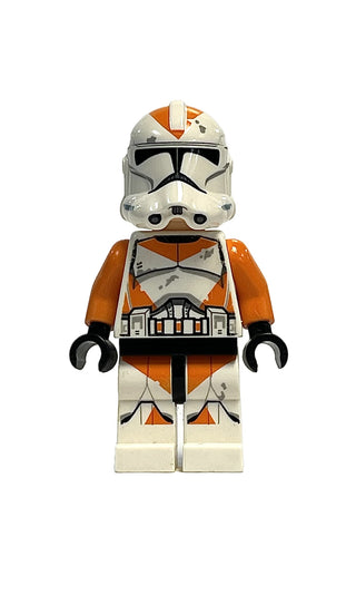 Clone Trooper, 212th Attack Battalion (Phase 2) - Orange Arms, Dirt Stains, Scowl, sw0522 Minifigure LEGO®   