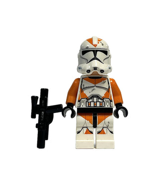 Clone Trooper, 212th Attack Battalion (Phase 2) - Orange Arms, Dirt Stains, Scowl, sw0522 Minifigure LEGO® Like New  