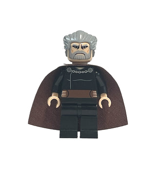 Count Dooku - Large Eyes, sw0224 Minifigure LEGO® Like New With Chrome Hilt & Blade 