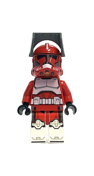 Clone Trooper Commander Fox, Coruscant Guard (Phase 2) - Dark Bluish Gray Visor, Printed Legs, sw1304 Minifigure LEGO®   