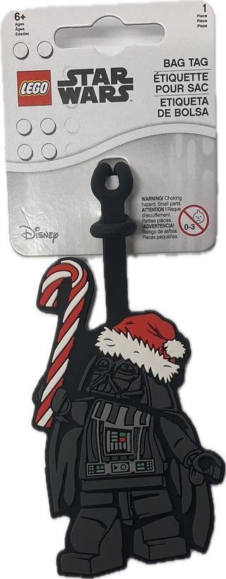 Bag / Luggage Tag, Silicone, Star Wars: Christmas Darth Vader , 52478 Accessories LEGO®   