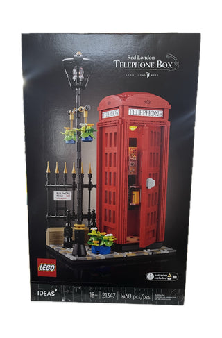 Red London Telephone Box, 21347 Building Kit LEGO®   