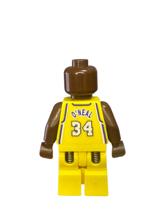 NBA Shaquille O'Neal, Los Angeles Lakers #34 (Home Uniform), nba022 Minifigure United Brick Co®   