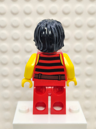 Pirate 7 - Black and Red Stripes, pi168 Minifigure LEGO®   