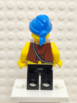 Pirate Vest and Anchor Tattoo, pi084 Minifigure LEGO®   