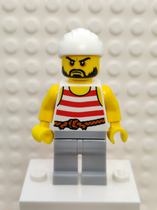 Pirate 2 - Red and White Stripes, pi160 Minifigure LEGO®   