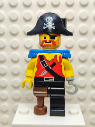 Pirate Shirt with Knife Black Legs, pi023 Minifigure LEGO®   