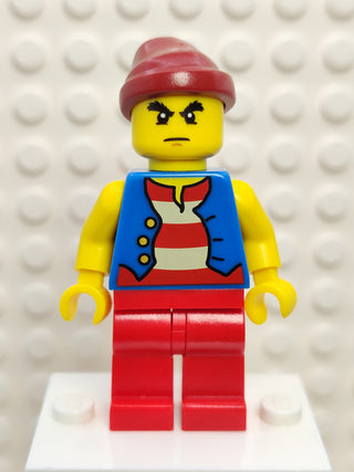 Pirate Blue Vest and Red Legs, pi145 Minifigure LEGO®   