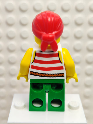 Pirate - Male Red Bandana, pi190 Minifigure LEGO®   