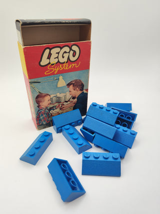 Set 280-2, Sloping Roof Bricks, Blue Building Kit LEGO®   