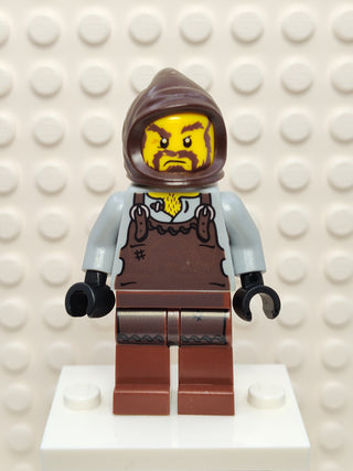 Blacksmith with Dark Brown Apron , cas492 Minifigure LEGO®   