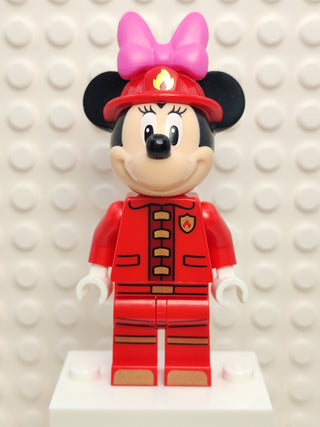 Minnie Mouse - Fire Fighter, dis051 Minifigure LEGO®   