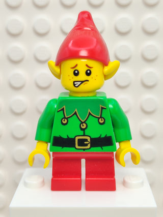 Elf - Green Scalloped Collar with Bells, hol257 Minifigure LEGO®   