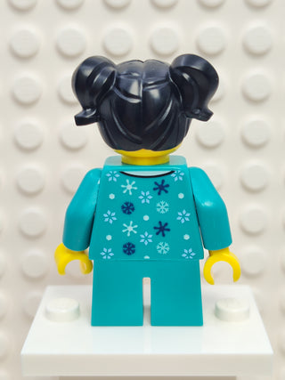 Girl - Dark Turquoise Pajamas, hol256 Minifigure LEGO®   